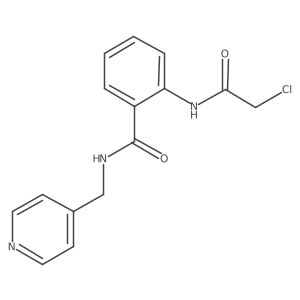 Benzamide,2-[(chloroacetyl)amino]-n-(4-pyridinylmethyl)-结构式