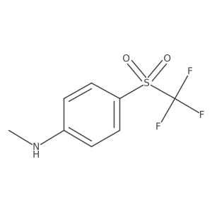 N-methyl-4-trifluoromethanesulfonylaniline Structure