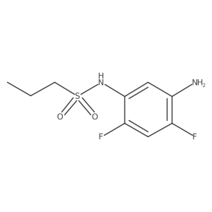 N-(5-amino-2,4-difluorophenyl)propane-1-sulfonamide Structure