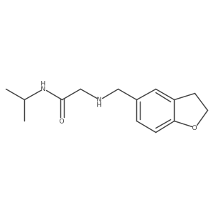 2-(((2,3-Dihydrobenzofuran-5-yl)methyl)amino)-N-isopropylacetamide Structure