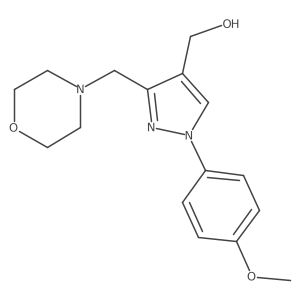1-(4-Methoxyphenyl)-3-(4-morpholinylmethyl)-1h-pyrazole-4-methanol Structure
