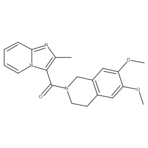 (6,7-dimethoxy-3,4-dihydroisoquinolin-2(1H)-yl)(2-methylimidazo[1,2-a]pyridin-3-yl)methanone Structure