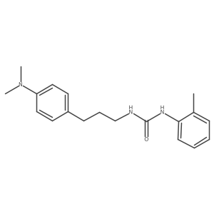 1-(3-(4-(Dimethylamino)phenyl)propyl)-3-(o-tolyl)urea结构式