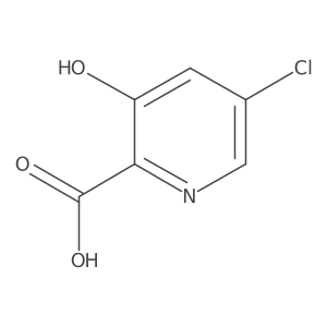 5-Chloro-3-hydroxypicolinic acid Structure