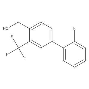 (2'-Fluoro-3-(trifluoromethyl)biphenyl-4-yl)methanol Structure
