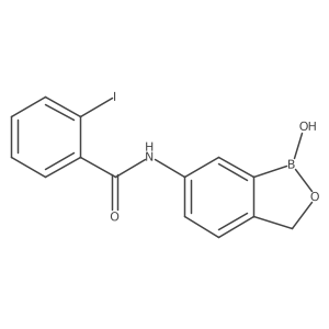 N-(1,3-dihydro-1-hydroxy-2,1-benzoxaborol-6-yl)-2-iodobenzamide Structure