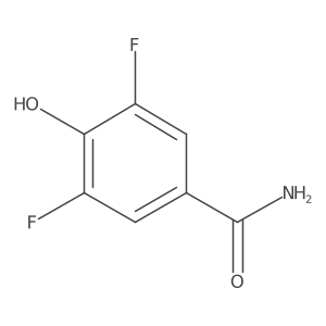 3,5-Difluoro-4-hydroxybenzamide Structure