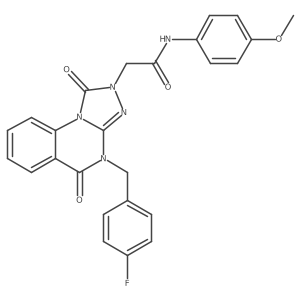 2-(4-(4-fluorobenzyl)-1,5-dioxo-4,5-dihydro-[1,2,4]triazolo[4,3-a]quinazolin-2(1H)-yl)-N-(4-methoxyphenyl)acetamide Structure