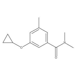 3-Cyclopropoxy-N,N,5-trimethylbenzamide结构式
