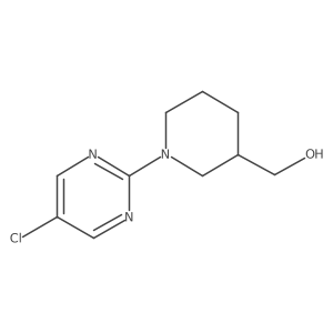 [1-(5-Chloro-pyrimidin-2-yl)-piperidin-3-yl]-methanol Structure