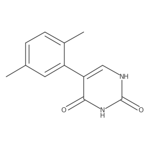 (2,4)-Dihydroxy-5-(2,5-dimethylphenyl)pyrimidine Structure