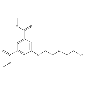 5-[2-(2-Hydroxy-ethoxy)-ethoxy]-isophthalic acid dimethyl ester Structure