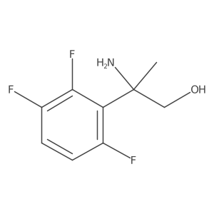 2-Amino-2-(2,3,6-trifluorophenyl)propan-1-ol Structure