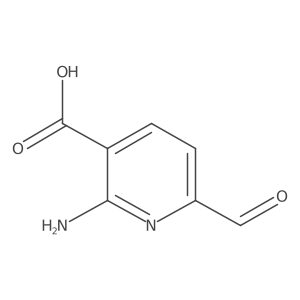 2-Amino-6-formylnicotinic acid Structure