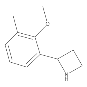 2-(2-Methoxy-3-methylphenyl)azetidine Structure