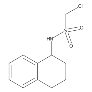 1-chloro-N-(1,2,3,4-tetrahydronaphthalen-1-yl)methanesulfonamide Structure