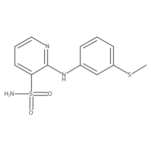 2-{[3-(Methylthio)phenyl]amino}pyridine-3-sulfonamide Structure