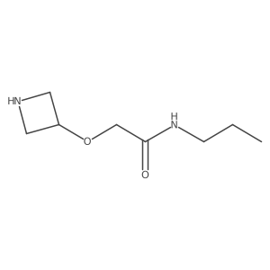 2-(azetidin-3-yloxy)-N-propylacetamide结构式