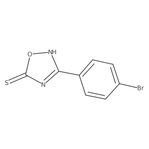 3-(4-Bromophenyl)-1,2,4-oxadiazole-5-thiol Structure