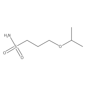 3-(Propan-2-yloxy)propane-1-sulfonamide结构式