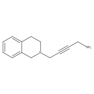 4-(1,2,3,4-Tetrahydroisoquinolin-2-YL)but-2-YN-1-amine结构式