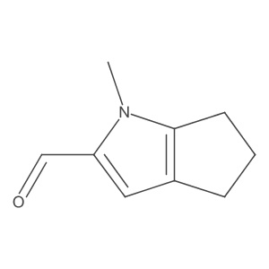 Cyclopenta[b]pyrrole-2-carboxaldehyde, 1,4,5,6-tetrahydro-1-methyl- Structure