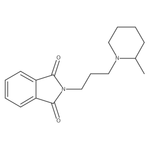 1H-Isoindole-1,3(2H)-dione, 2-[3-[(2S)-2-methyl-1-piperidinyl]propyl]- Structure