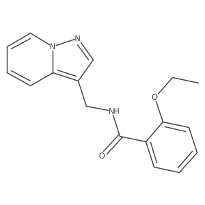 2-ethoxy-N-(pyrazolo[1,5-a]pyridin-3-ylmethyl)benzamide Structure