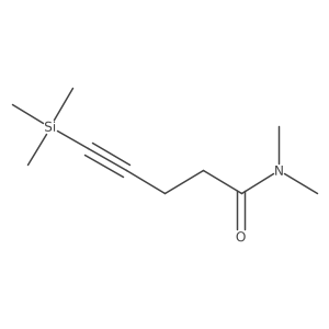 N,N-dimethyl-5-(trimethylsilyl)-4-Pentynamide Structure