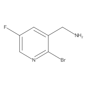 (2-Bromo-5-fluoropyridin-3-yl)methanamine Structure
