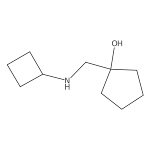 1-[(Cyclobutylamino)methyl]cyclopentan-1-ol结构式