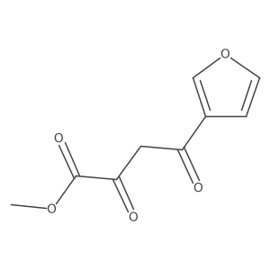 Methyl 4-(furan-3-yl)-2,4-dioxobutanoate结构式