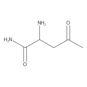 2-Amino-4-oxopentanamide结构式