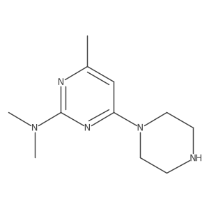 N,N,4-trimethyl-6-(piperazin-1-yl)pyrimidin-2-amine Structure