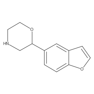 2-(1-Benzofuran-5-yl)morpholine结构式