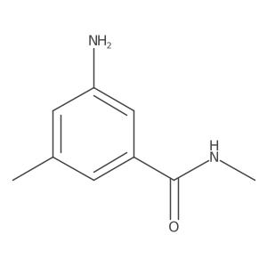 3-amino-N,5-dimethylbenzamide Structure