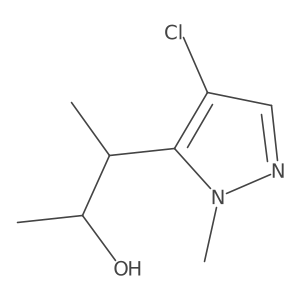 3-(4-chloro-1-methyl-1H-pyrazol-5-yl)butan-2-ol Structure