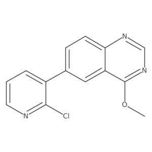 6-(2-Chloropyridin-3-yl)-4-methoxyquinazoline Structure