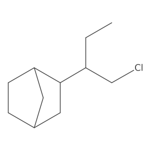 2-(1-Chlorobutan-2-yl)bicyclo[2.2.1]heptane结构式