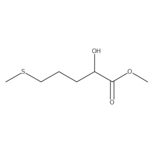 Methyl 2-hydroxy-5-(methylsulfanyl)pentanoate Structure