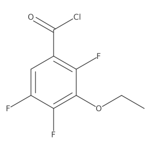3-Ethoxy-2,4,5-trifluorobenzoyl chloride Structure