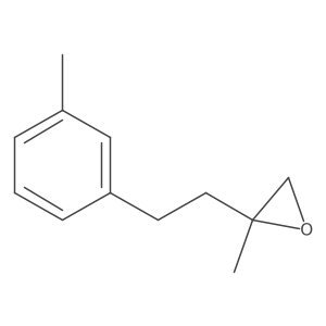 2-Methyl-2-[2-(3-methylphenyl)ethyl]oxirane Structure