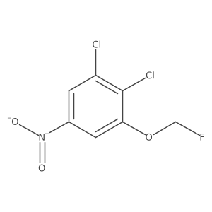 1,2-Dichloro-3-fluoromethoxy-5-nitrobenzene Structure