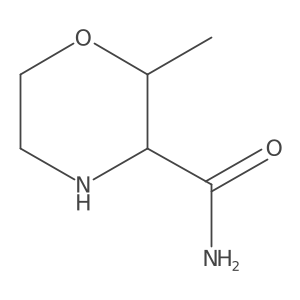 (2R,3S)-2-Methylmorpholine-3-carboxamide结构式