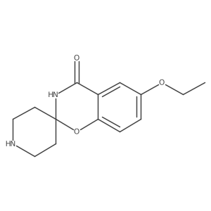 6-Ethoxyspiro[benzo[e][1,3]oxazine-2,4'-piperidin]-4(3H)-one结构式