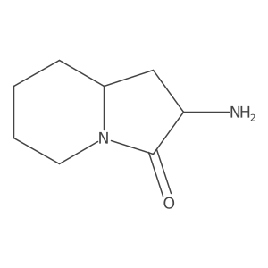 2-Amino-octahydroindolizin-3-one Structure