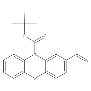 tert-Butyl 2-formyl-10H-phenothiazine-10-carboxylate Structure