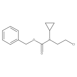 benzyl N-(2-chloroethyl)-N-cyclopropylcarbamate Structure