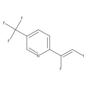 2-(1-Fluoro-2-iodovinyl)-5-(trifluoromethyl)pyridine Structure