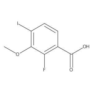 2-Fluoro-4-iodo-3-methoxybenzoic acid Structure